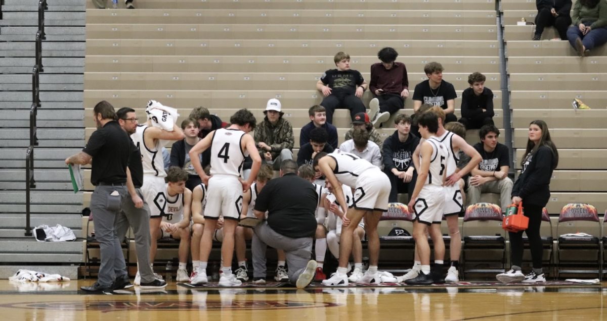 Last year’s boys basketball team in action. We expect an equally exciting season this year.