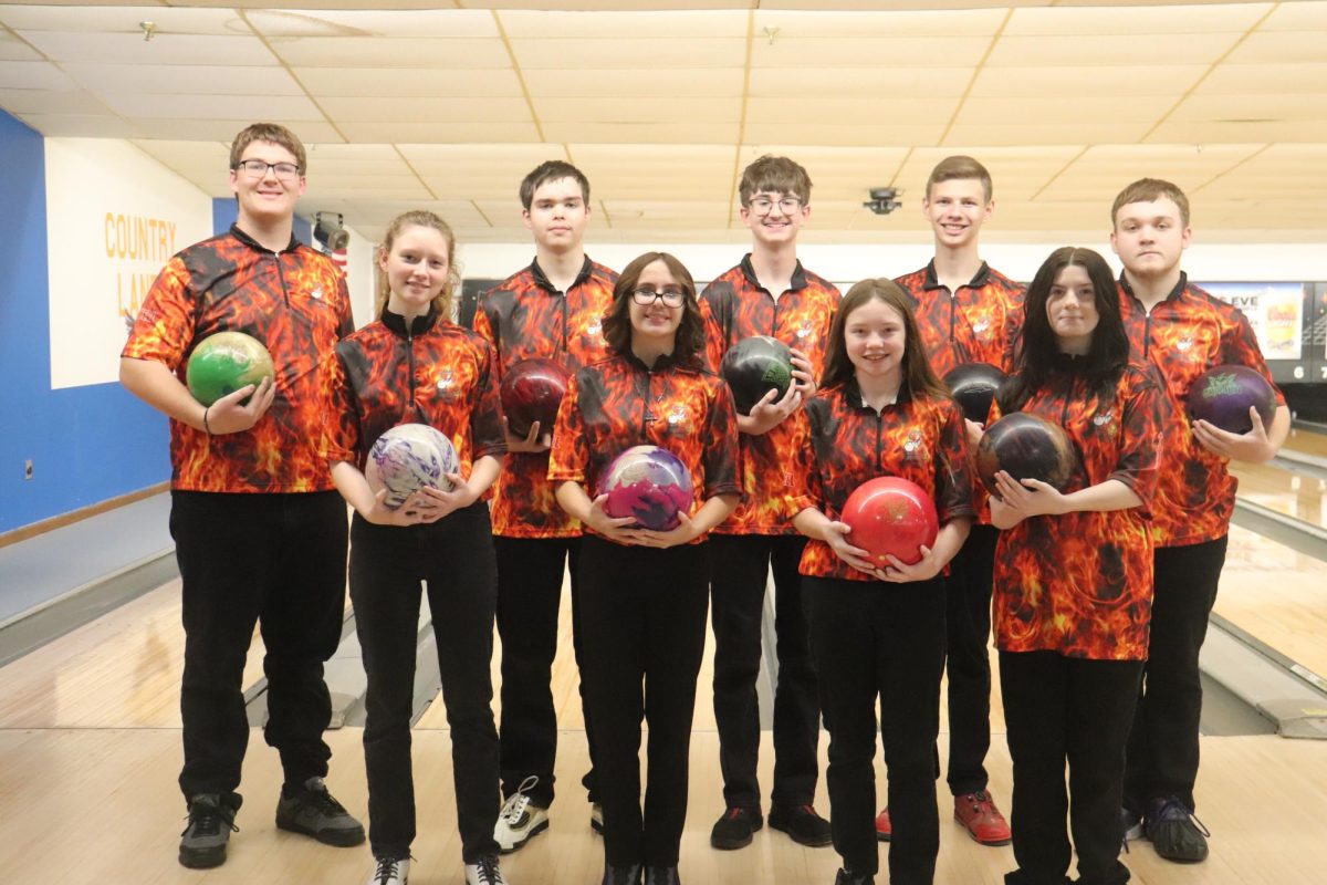 The LHS Bowling Team is ready for their first match.