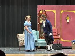 The photo above shows the stars of the show, Grace McIntyre and Brad Miller. The two have really come together during the show, helping each other put on the best show possible.