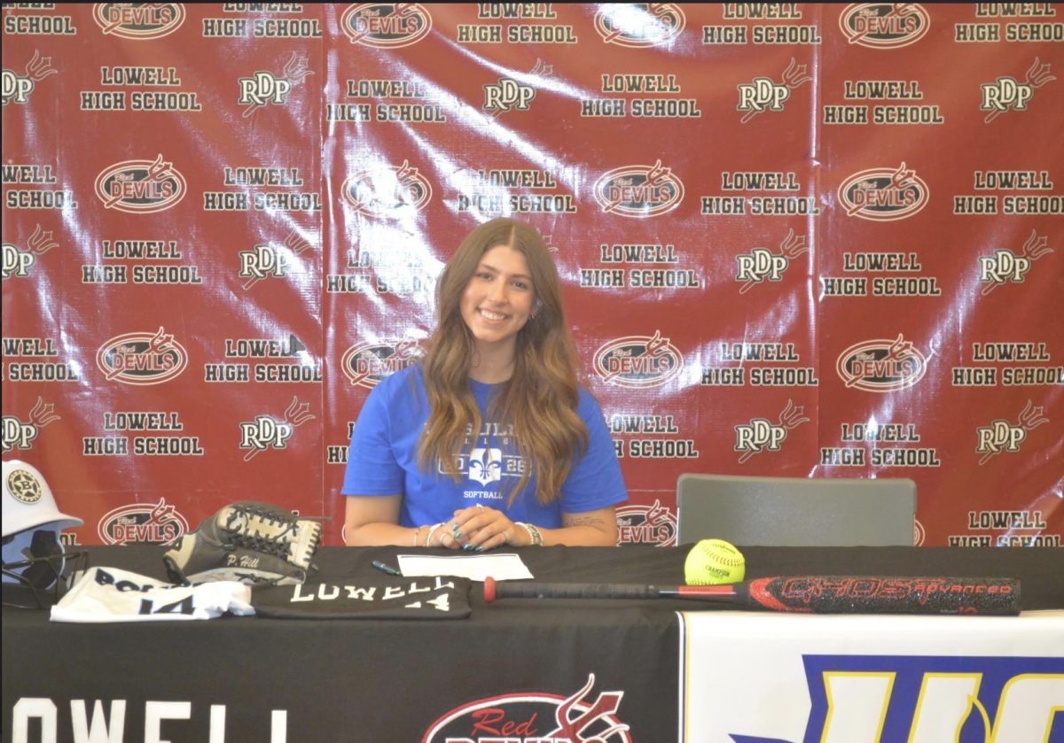 Preslee Hill right before signing with Ursuline College!